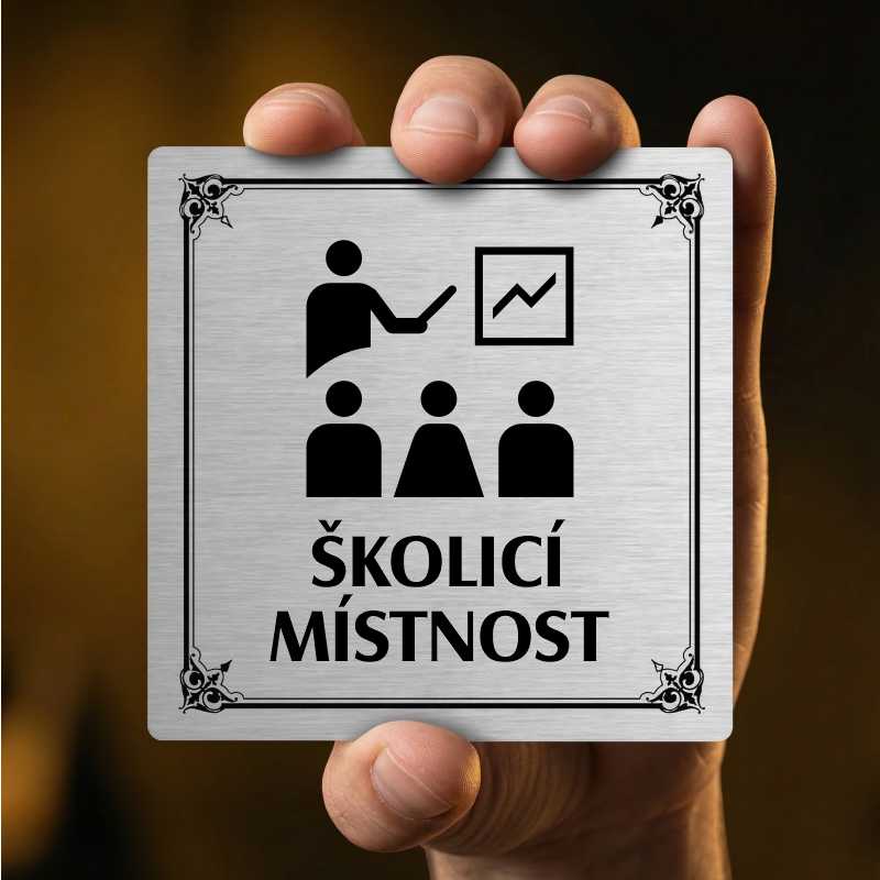 Školicí místnost, 100x100mm, bílá, Kansas
